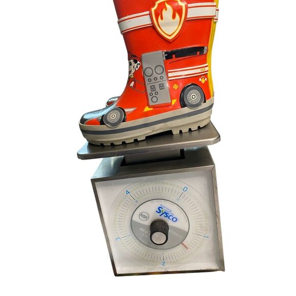 Paw Patrol Braylin Boys 7/8 Firetruck Marshall Character Pull On Rain Boots - Picture 9 of 9